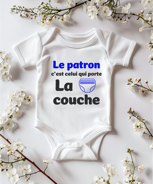 Le patron, c'est celui qui porte la couche !